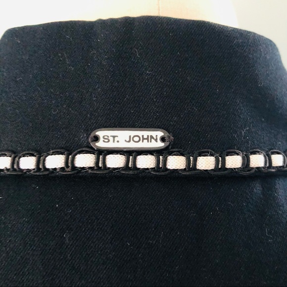 SALE🔥🔥ST.JOHN SPORT Black Bomber Jacket (Med) - Picture 6 of 8